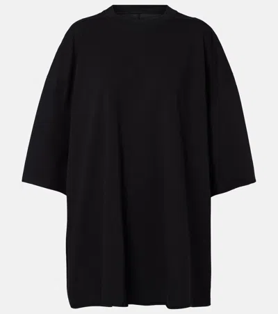 Rick Owens Tommy T Cotton Jersey T-shirt In Black