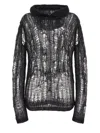 Rick Owens Spider Hoodie Sweaters And Cardigans Black In Black