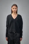 Rick Owens Eclipse Knit Sweater Black Knitwear Black In Black