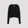 Rick Owens Eclipse Knit Sweater Black Knitwear Black In Black