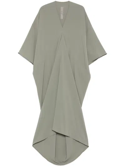 Rick Owens Tommykite Gown In Green