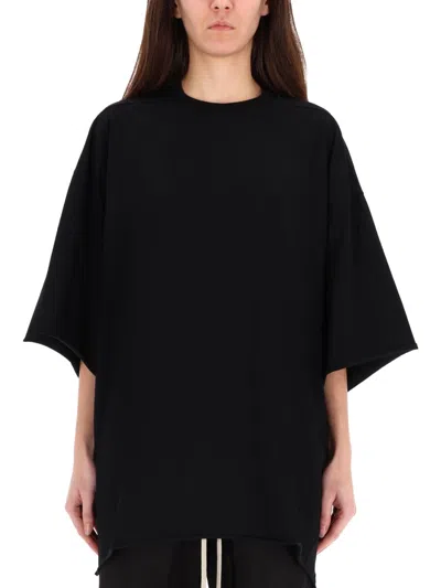 Rick Owens Tommyt Tshirt In Black