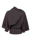 Rick Owens Cylinder Top In Burgundy