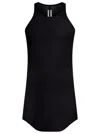Rick Owens Basic Rib Tank Top M In Blue