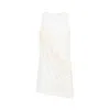 Rick Owens Draped Cotton Sleeveless Top In Neutral Palette In Beige