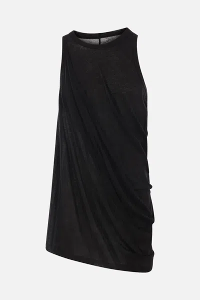Rick Owens Tank Tops In Black