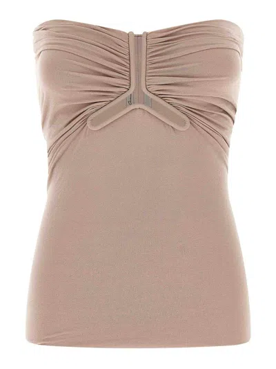 Rick Owens Top - Color Carne Y Neutral