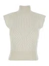 Rick Owens Top In Maglia -sl Turtle In White