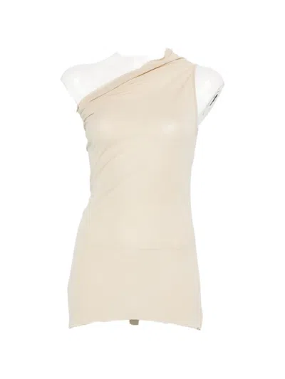 Rick Owens Top Light And Natural In Neutral