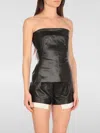 Rick Owens Black Porterville Coated Denim Top