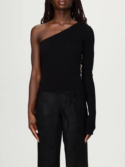RICK OWENS TOP RICK OWENS WOMAN COLOR BLACK,H35578002