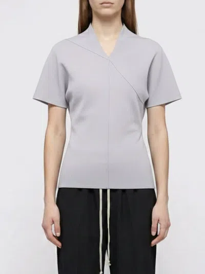 Rick Owens Top Woman  In Gray