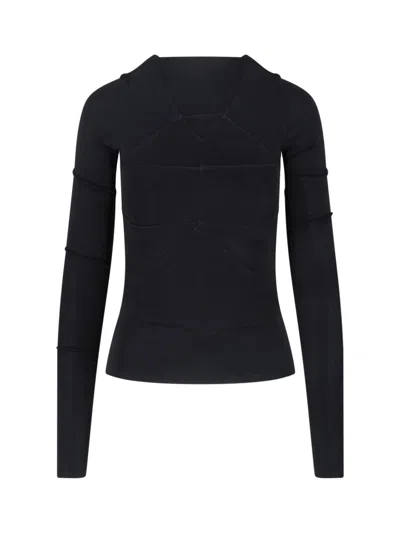 Rick Owens Top "temple" In Black