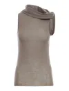 Rick Owens Top With Crossover Design