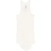 Rick Owens Women Ribbed Tank Top In Beige