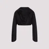 Rick Owens Draped Tech Fabric Top With Button Detail