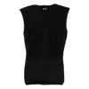 Rick Owens Crew-neck Sleeveless Top In Black