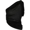 Rick Owens Twist Cotton Top In Black