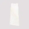 Rick Owens Draped Cotton Sleeveless Top In Neutral Palette
