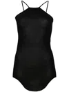 Rick Owens Black Hollywood Skorpio Tank Top In Black