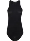 Rick Owens Women Basic Rib Tank Top In Black