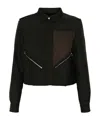 Rick Owens Long Sleeve Casual Jacket In Black