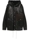 Rick Owens Man Denim Outerwear Black Size 38 Cotton