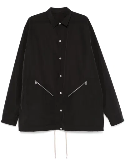 Rick Owens Tour Coat In Black