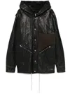 Rick Owens Man Denim Outerwear Black Size 38 Cotton In Black