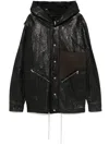 Rick Owens Man Denim Outerwear Black Size 38 Cotton In Black