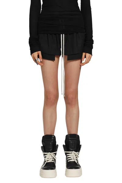 Rick Owens Tower Fog Boxers In Black