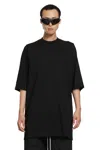 Rick Owens Black Crew Neck T-shirt In Black