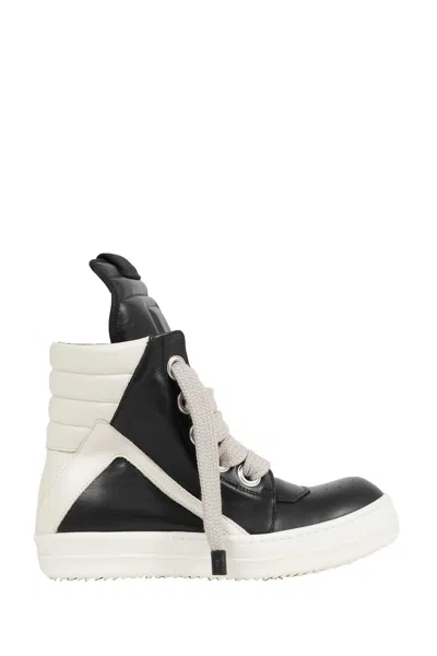 Rick Owens Tower Jumbolace Geobasket In Black