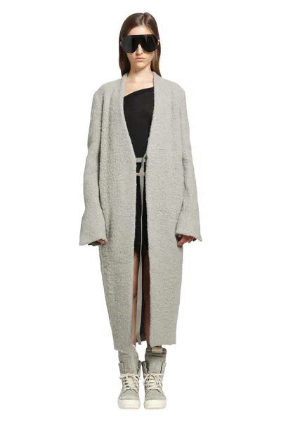 Rick Owens Tower Soft Cyclops Coat In Gray