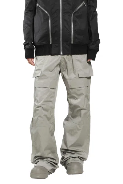 Rick Owens Tower Stefan Cargo Pants In Gray