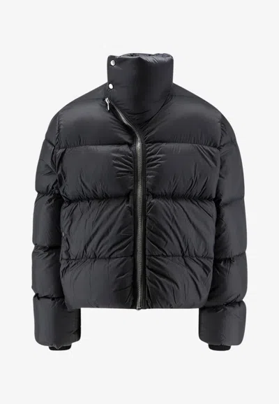 Rick Owens Tower Turtle Down Jacket In Animal Print