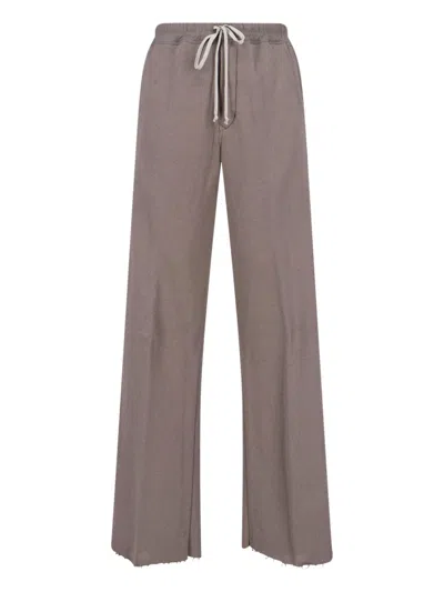 Rick Owens Track Pants In Brown