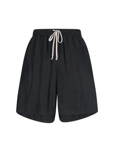 Rick Owens Track Shorts In Black
