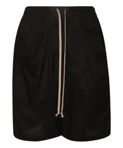 Rick Owens Track Shorts In Black