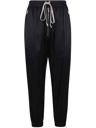 Rick Owens Track Trousers In Black