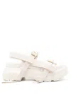 Rick Owens Tractor Sandals In White