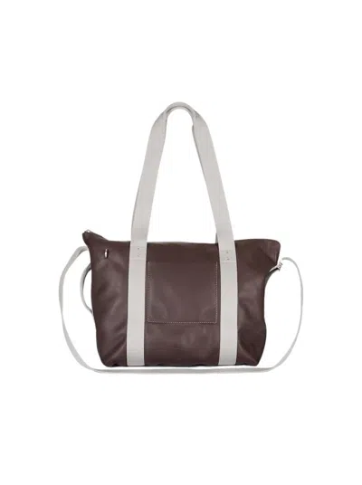 Rick Owens Trolley Bag Mahogany And Oyster In Brown