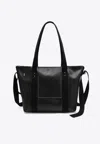 Rick Owens Trolley Leather Tote Bag In Black