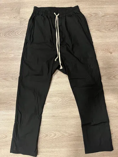 Pre-owned Rick Owens Trouser In Black