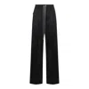 Rick Owens Relaxed Fit Trousers Elastic Waistband In Black