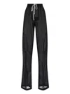 Rick Owens Drawstring Dietrich Trousers In Black