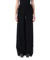 Rick Owens Blue Hollywood Bolan Bootcut Jeans In Black