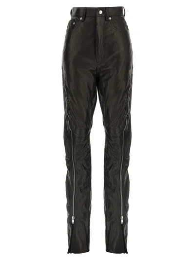 Rick Owens Trousers In Black