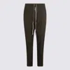 Rick Owens Trousers Featuring Elastic Waistband And Pockets In Brown