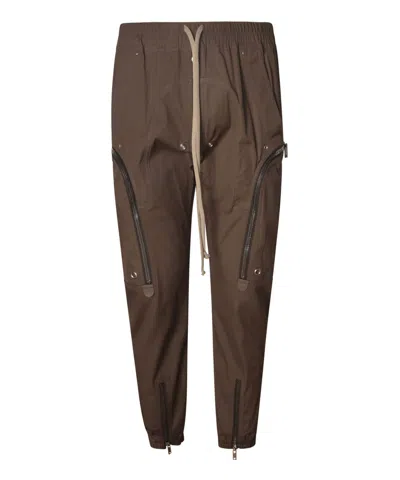 Rick Owens Trousers In Brown